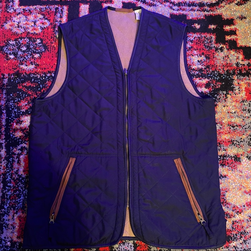 Orvis quilted shooting vest